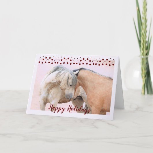 オナキーワイルドウマズホリデーカード カード (正面)