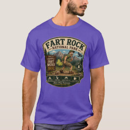 オナラロック国立公園 楽しいキャンプのユーモア Tシャツ