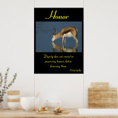 オナーシーズインズアンタムド美しい ポスター (キッチン)