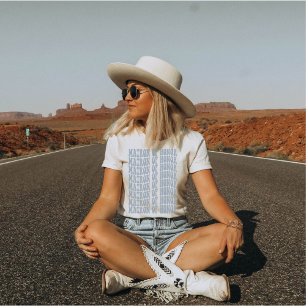 オナーズダスティブルーマッチングブライダルパーティ Tシャツ