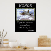 オナーユニテス軍隊の決意と勇敢なワルリ ポスター (キッチン)