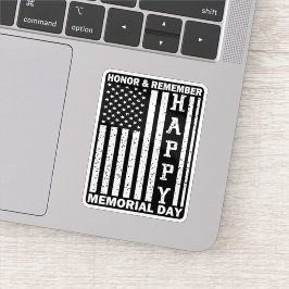 オナーリミーブハッピーメモリアルデーUsaフラグ シール