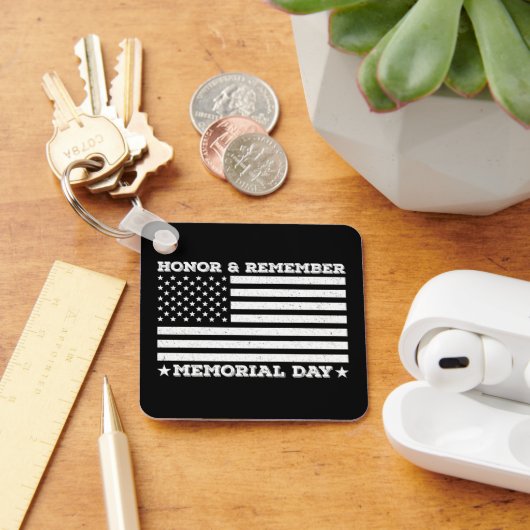 オナーリミーブメントメモリアルデーアーミー軍隊クールパパ キーホルダー (デスク)
