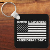 オナーリミーブメントメモリアルデーアーミー軍隊クールパパ キーホルダー (正面)