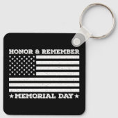 オナーリミーブメントメモリアルデーアーミー軍隊クールパパ キーホルダー (裏面)