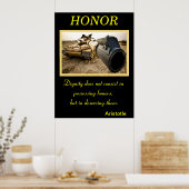 オナー燃料軍隊バローブリー ポスター (キッチン)