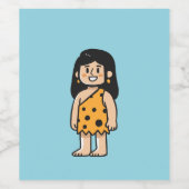 オナ洞窟の女性 ワインラベル (シングルラベル)