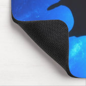 オニイトマキエイのシルエット マウスパッド (コーナー)