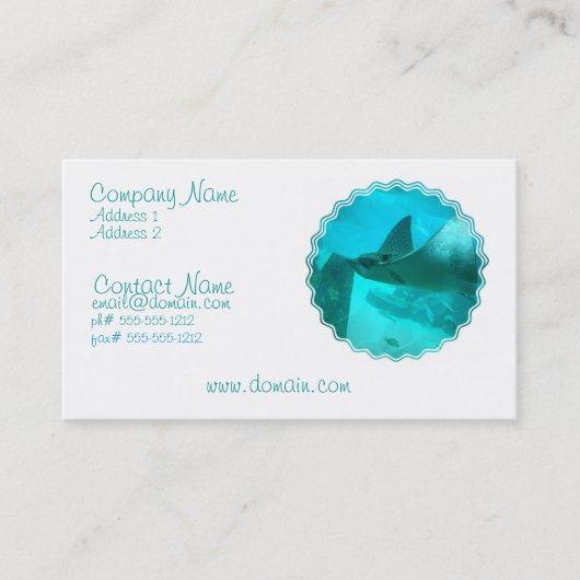 オニイトマキエイの名刺 名刺 (正面)