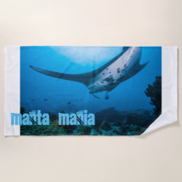 オニイトマキエイ ビーチタオル