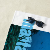 オニイトマキエイ ビーチタオル (インサイチュ)