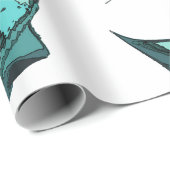 オニイトマキエイ、(マンタのbirostris) ラッピングペーパー (ロールコーナー)