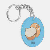 オニオンカートゥーンイラストレーション キーホルダー (正面左)