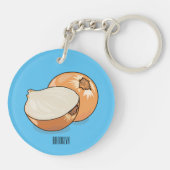 オニオンカートゥーンイラストレーション キーホルダー (裏面)