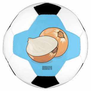 オニオンカートゥーンイラストレーション サッカーボール