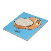 オニオンカートゥーンイラストレーション タイル (側面)