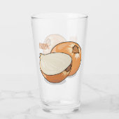 オニオンカートゥーンイラストレーション タンブラーグラス (裏面)