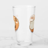 オニオンカートゥーンイラストレーション タンブラーグラス (左)