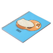 オニオンカートゥーンイラストレーション ノートブック (左側)