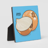 オニオンカートゥーンイラストレーション フォトプラーク (正面)