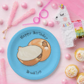 オニオンカートゥーンイラストレーション ペーパープレート (パーティー)