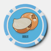 オニオンカートゥーンイラストレーション ポーカーチップ (裏面)