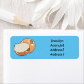 オニオンカートゥーンイラストレーション ラベル (インサイチュ)