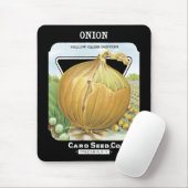 オニオンシードパケットラベル マウスパッド (マウス)