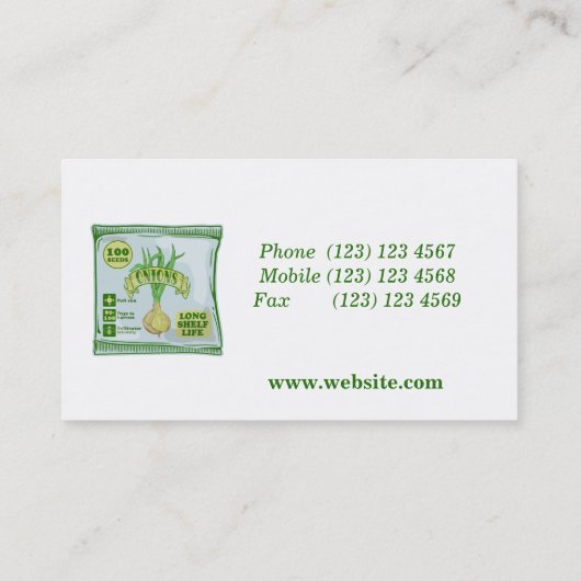 オニオンシード 名刺 (裏面)