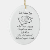 オニオンディップレシピ セラミックオーナメント (右)