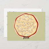 オニオンピザレシピカード ポストカード (正面/裏面)