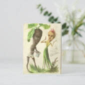 オニオンピープル付きクリスマスカード ポストカード (スタンド正面)