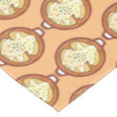 オニオンフランスのスープクロックチーズフードディナーパーティー テーブルクロス (アングル)