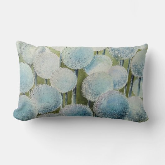 オニオンミリオンウォーターカラーアート ランバークッション (正面)