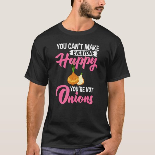 オニオンレッド漬け玉ねぎ植物種子 Tシャツ (正面)