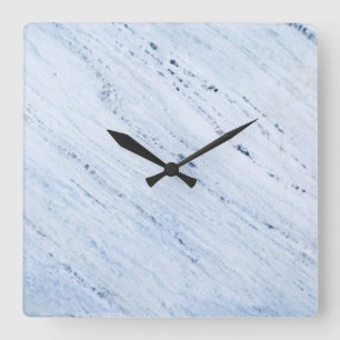 オニキス石模様アクリル壁掛け時計 スクエア壁時計