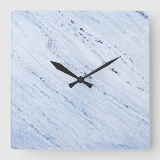 オニキス石模様アクリル壁掛け時計 スクエア壁時計 (正面)