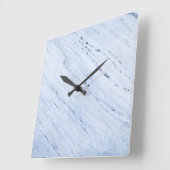 オニキス石模様アクリル壁掛け時計 スクエア壁時計 (傾斜)