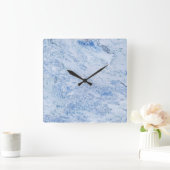 オニキス石模様アクリル壁時計 スクエア壁時計 (ホーム)