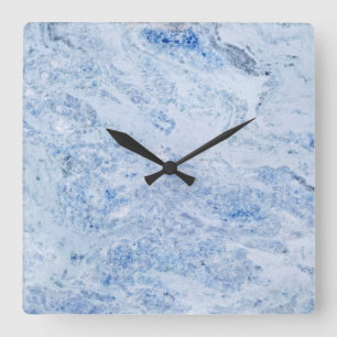 オニキス石模様アクリル壁時計 スクエア壁時計