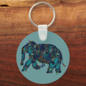 オニキス象 キーホルダー (正面)