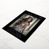 オニックスシャインフォイル印刷サンキューカード 箔シーズンカード (回転した状態)