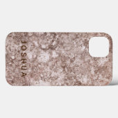 オニックスストーンフォン/iPadケース名前をカスタムする Case-Mate iPhoneケース (裏面 (横))