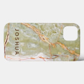 オニックスストーンフォン/iPadケース名前をカスタムする Case-Mate iPhoneケース (裏面 (横))