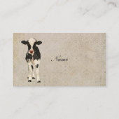 オニックス及びアイボリー牛名刺かラベル 名刺 (裏面)