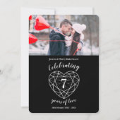 オニックス・アニバーサリー 7周年 フォト パーティ 招待状 (正面)