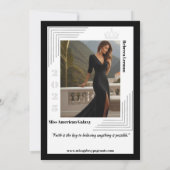 オニックス フェード パージェント サインカード 招待状 (裏面)