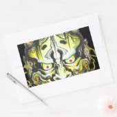 オニデビルデザイン 長方形シール (封筒)