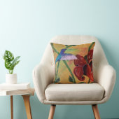 オニユリの枕を持つハチドリ クッション (椅子)