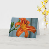 オニユリ カード (黄色い花)